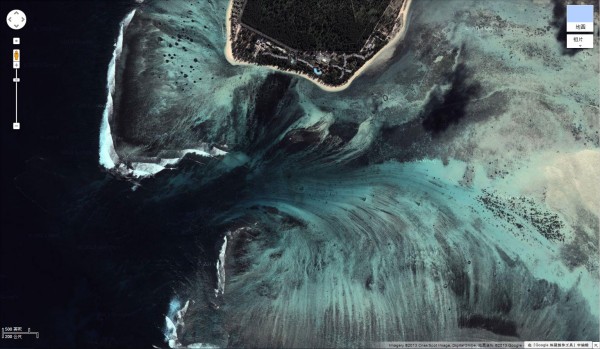衛星拍到的超逼真巨型海底瀑布6