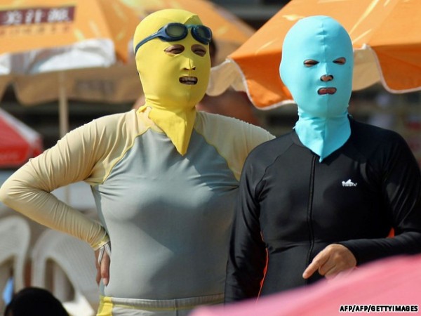 中國海邊防曬奇行種：蒙面罩頭9