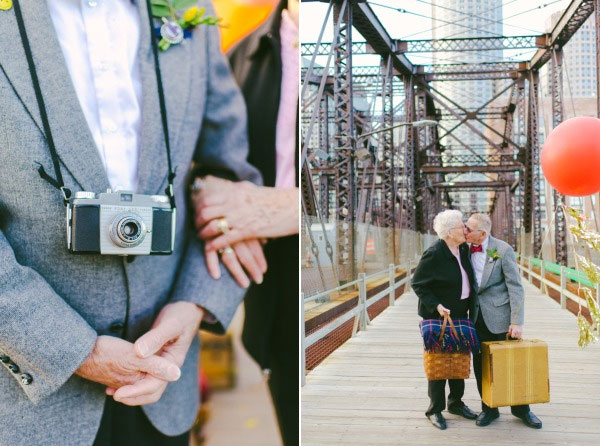 天外奇蹟結婚紀念照！拍的是結婚61年可愛阿公阿嬤6