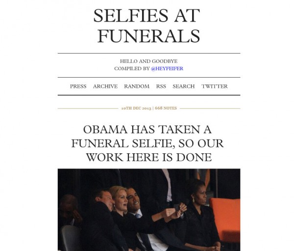歐巴馬在喪禮上自拍！......你還好嗎？02