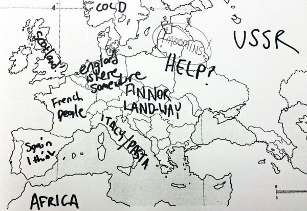 美國人回答歐洲國家分布，好笑又慘不忍睹11