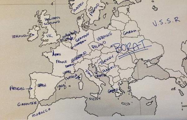 美國人回答歐洲國家分布，好笑又慘不忍睹7