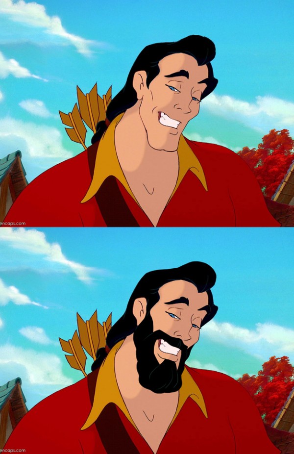 迪士尼裡的男人們失去鬍子，變很雞肋8