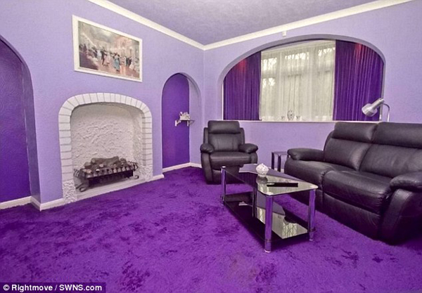 全紫色的房子9